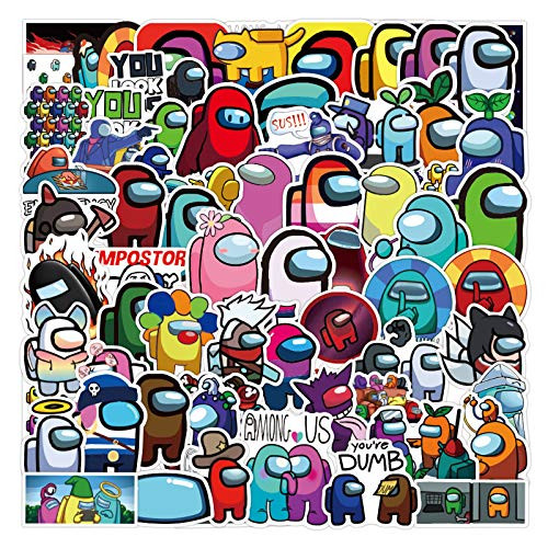 Among US Stickers - 100 PCS Vinyl Waterproof Stickers for Kids Teens Adults Water Bottle Skateboard Luggage Laptop Decal Sticker Among US Stickers - 100 PCS Vinyl Waterproof Stickers for Kids Teens Adults Water Bottle Skateboard Luggage Laptop Decal Sticker