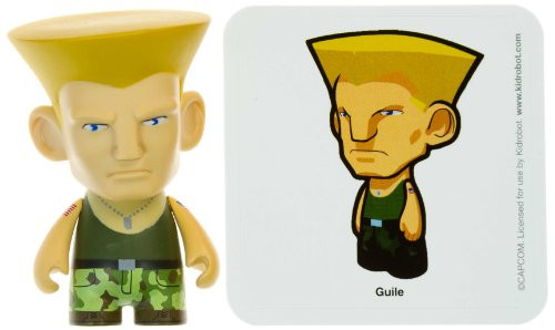 Guile 1: Street Fighter x KidRobot ~3" Mini-Figure Series