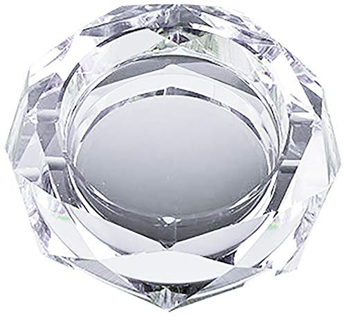 Chiconon Cigar Ashtray Crystal Ash Holder Glass Cigarette Ashtray for Outdoor Indoor Home Decoration