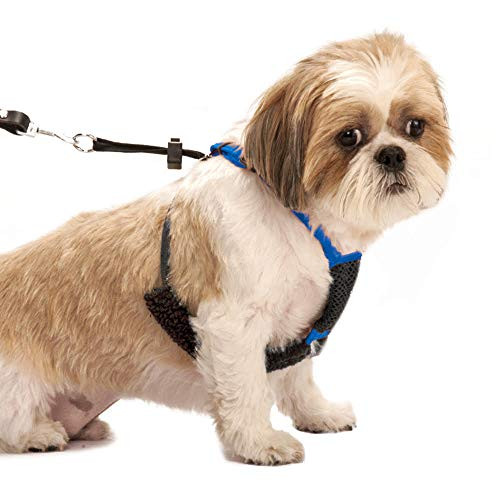 SPORN No-Pull Dog Harness, Mesh, Blue, Small