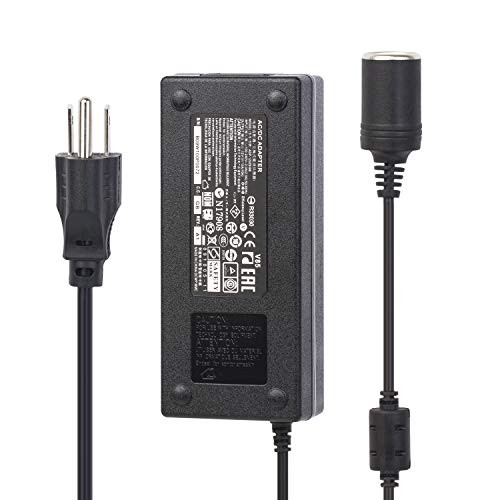 Xenocam 12V 120W AC to DC Converter Car Cigarette Lighter Socket AC 110~240V to 12 Volt 10 Amp DC Power Supply Adapter Transformer for Car Vacuum Cleaner Car Refrigerator and Other Car Devices