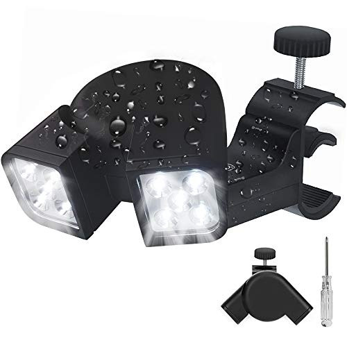 Grill Lights for BBQ with Touch Switch,Adjustable Handle Mount Fits Round  and  Square Bars Light on Any BBQ Pit (10 LEDs)