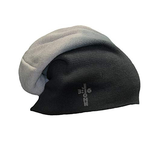 Custom Slouchy Beanie Jesus Christian John 3:16 A Embroidery Cotton Skull Cap Hats for Men  and  Women Black Grey Design Only