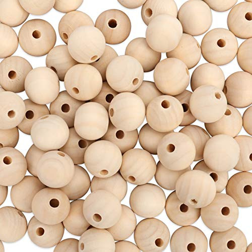 420 Pieces 20mm Wooden Beads for Crafts, Round Natural Unfinished Wooden Loose Beads, Wood Spacer Beads for Necklace Garland Making, Farmhouse Decor and DIY Crafting 420 Pieces 20mm Wooden Beads for Crafts, Round Natural Unfinished Wooden Loose Beads, Wood Spacer Beads for Necklace Garland Making, Farmhouse Decor and DIY Crafting