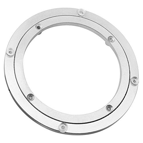 Aluminium Alloy Turntable Bearing, Heavy Duty Swivel Turntable Lazy Susan Rotating Bearing Turntable Round Dining Table Smooth Swivel Plate Hardware for Dining-Table, 8'' Aluminium Alloy Turntable Bearing, Heavy Duty Swivel Turntable Lazy Susan Rotating Bearing Turntable Round Dining Table Smooth Swivel Plate Hardware for Dining-Table, 8''