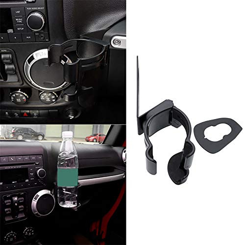 Linya Multi-Function Drink Cup Phone Holder, Bolt-on Stand Bracket Organizer for 2011-2018 Jeep Wrangler JK