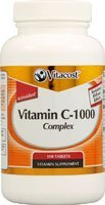 Vitacost Vitamin C-1000 Complex Sustained-Release Tablets - 1000 mg - 100 Tablets Vitacost Vitamin C-1000 Complex Sustained-Release Tablets - 1000 mg - 100 Tablets