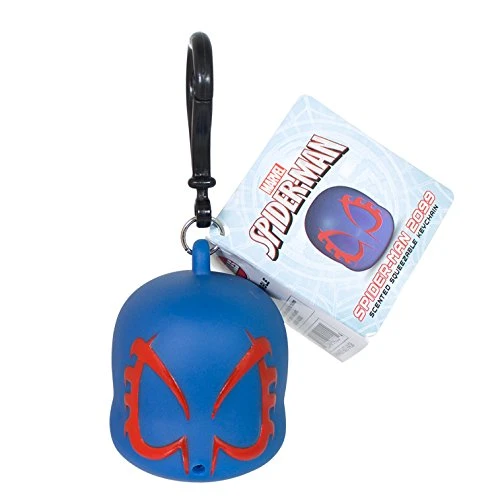 Marvel Spider-Man Squeezables Backpack Clip - Spider-Man 2099 - Blue Raspberry Scented