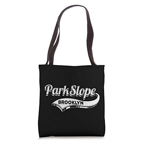 Park Slope, Brooklyn Typographic Sports Design Tote Bag
