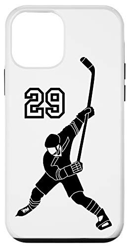 iPhone 12 mini  29 Number 29 Hockey Player White Background Case