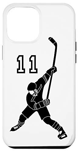 iPhone 12 Pro Max  11 Number 11 Hockey Player White Background Case