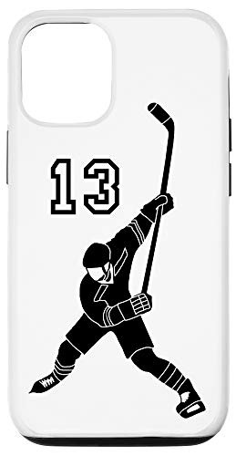 iPhone 12/12 Pro  13 Number 13 Hockey Player White Background Case