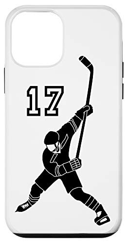 iPhone 12 mini  17 Number 17 Hockey Player White Background Case