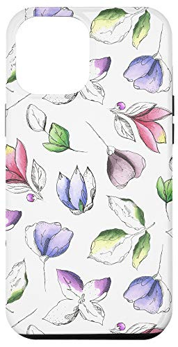 iPhone 12 Pro Max PRETTY FLORAL FLOWER PHONE CASE ROSE GARDEN COLORFUL RAINBOW Case
