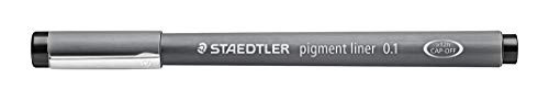 Staedtler Pigment Liner, 0.1mm, Black Ink (308-0.1)