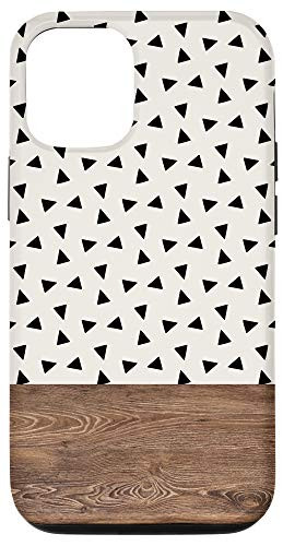 iPhone 12/12 Pro Boho Triangle Pattern Minimalistic Geometric Polka Dot Case