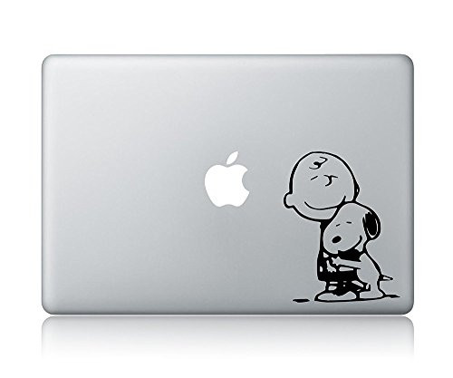 Charlie Brown And Snoopy Apple Macbook Vinyl Decal Sticker Apple Mac Air Pro Laptop Sticker