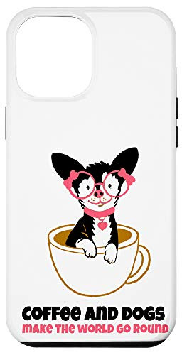 iPhone 12 Pro Max Coffee And Dogs Make The World Go Round Case