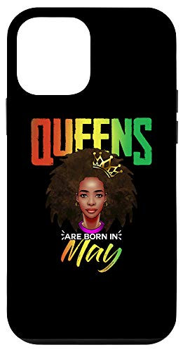 iPhone 12 mini May Birthday Queen Gift Black Pride Pan African Flag Afro Case