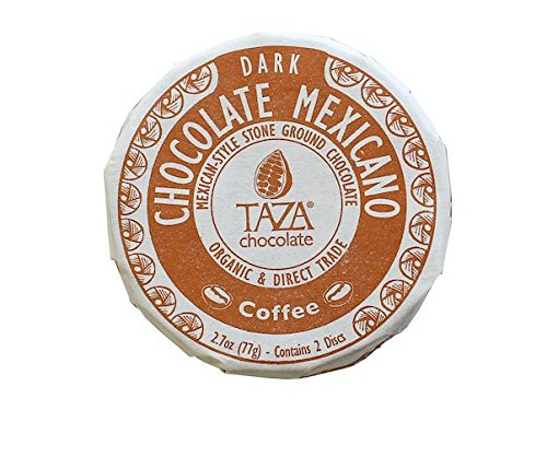 Taza Chocolate | Mexicano Disc | Coffee | 55% Dark Chocolate | Certified Organic | Non-GMO | 2.7 Ounce (1 Count)