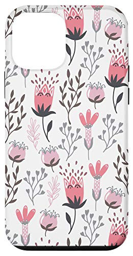iPhone 12 mini PRETTY FLORAL FLOWER PHONE CASE ROSE GARDEN PINK TULIPS Case