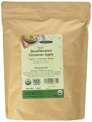 Davidson's Tea Bulk, Decaf Cinnamon Apple, 16-Ounce Bag