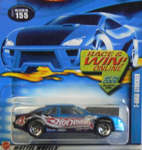 #2002-155 T-Bird Stocker Collectible Collector Car Mattel Hot Wheels