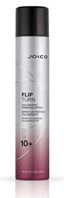 Joico Flip Turn Volumizing Finishing Spray - Protect Against Humidity and Heat  and  Boost Shine - Hold Up to 72 Hours - For Most Hair Types, 9 fl. oz.