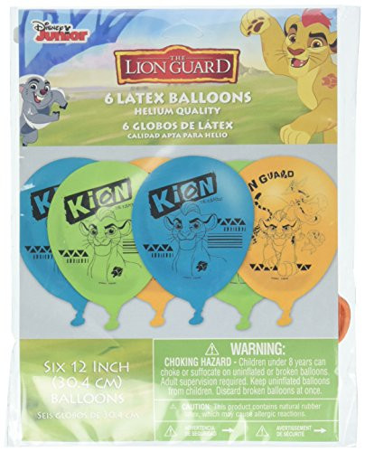 Disney "The Lion Guard" Latex Balloons-Assorted Colors, Party Favor