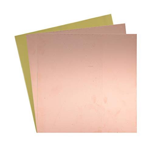 uxcell Single-Sided Copper Clad Laminate PCB Circuit Board, FR4 200x200mm 7.87x7.87 inch, 1.5mm Thickness DIY Prototyping PCB Board, Name Board, 3pcs