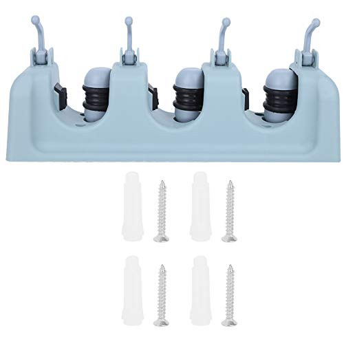 Camidy Mop and Broom Holder,Wall Mounted Mop Broom Hanger Garden Garage Tool Storage Rack for Home Kitchen Garden Organizing Mop Handles