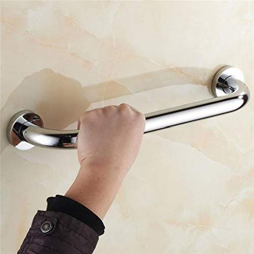 VEESYV Bath Shower Grab Bars Stainless Steel Bathroom Tub Toilet Handrail Grab Bar Shower Safety Support Handle Towel Rack (Grab Bar Size : 300mm)