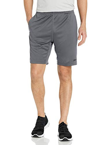 Reebok Workout Ready Knit Short, Cold Grey, Large