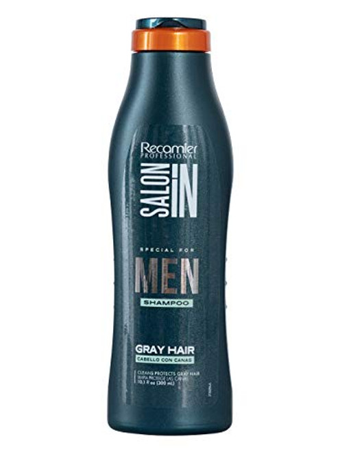 RECAMIER 34424 Professional Salon In Men Gray Hair Shampoo - Anti-residue Fortifying Deep Cleansing - Champu para las Canas para Hombre 10.1 oz RECAMIER 34424 Professional Salon In Men Gray Hair Shampoo - Anti-residue Fortifying Deep Cleansing - Champu para las Canas para Hombre 10.1 oz