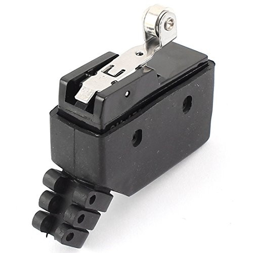 Aexit CM-1704 Short Control electrical Hinge Roller Lever Arm 1NO 1NC 3 Screw Terminals Momentary Limit Micro Switch 380V 15A w Cover