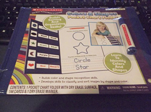 Scholastic Colors  and  Shapes Pocket Chart Folder - Learn Colors  and  Shapes