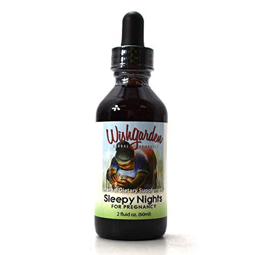 WishGarden Herbs Sleepy Nights for Pregnancy - Herbal Sleep Aid Tincture, Organic Sleep Supplement Supports Healthy Sleep Cycles Naturally Without Melatonin, Fast Acting Liquid Dropper, 2 Ounce WishGarden Herbs Sleepy Nights for Pregnancy - Herbal Sleep Aid Tincture, Organic Sleep Supplement Supports Healthy Sleep Cycles Naturally Without Melatonin, Fast Acting Liquid Dropper, 2 Ounce