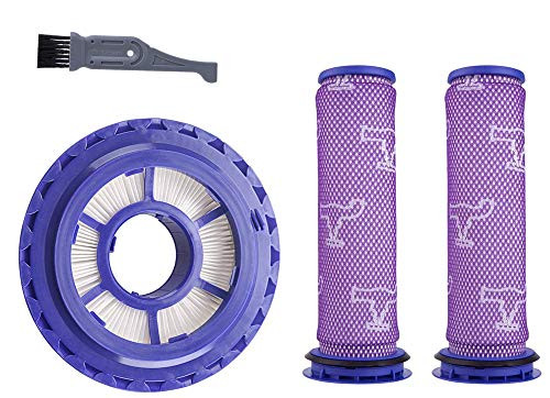 I clean Filter Kits for Dyson DC41/DC65 Vacuums, 2 Packs Pre-Filter and 1 Pack Post-Motor HEPA Filter for Dyson Animal Upright Vacuum,Replaces Part   920769-01  and  920640-01