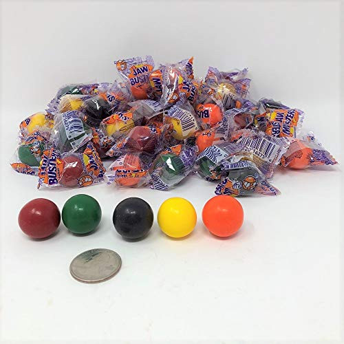 Jawbreakers Medium 3/4 inch diameter Assorted wrapped candy jaw breaker 2 pound