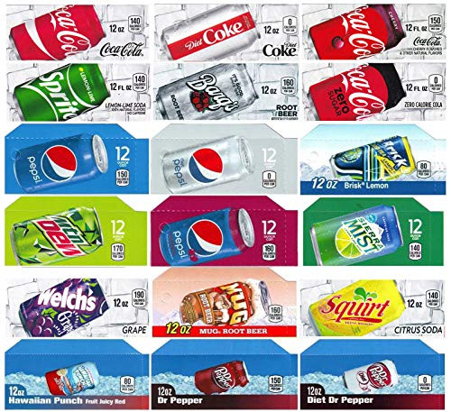 Vending-World - 18x Flavor Strip for 12 oz Cans Soda Pepsi Coke Vending, fits Dixie Narco, Vendo