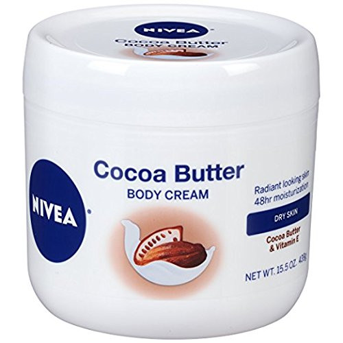 Nivea Cocoa Butter Body Cream with Vitamin E, 15.5 Oz (Pack of 2)