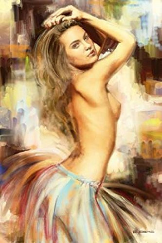 Posterazzi Attractive III Poster Print by E Denis, (12 x 18)