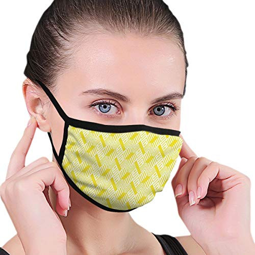 Fillter Face Cloth For For man and woman Ethnic Fashion Pattern Design With Chevron Herringbone And Diagonal Short Lines Cold Mouth Dustproof Double Protection