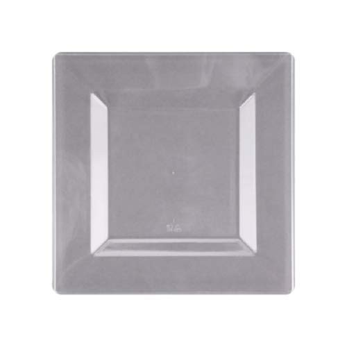 Clear Square Plate - 6.5" - Carre Collection - Pack of 10