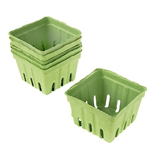 Darice Green Paper Berry Basket 6 Piece