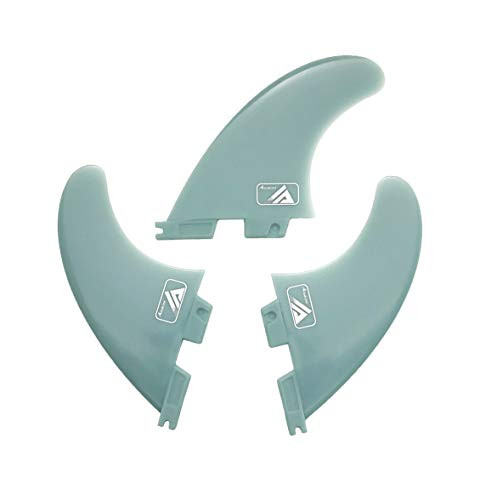 AQUBONA Future  and  FCS Surf/SUP Fin for Longboard, Surfboard  and  Paddleboard, Thruster Reinforced FCS Surf Fins