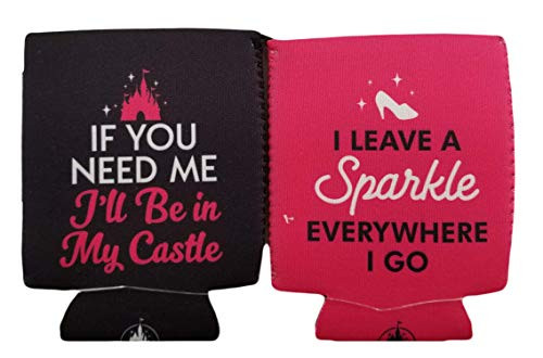 Disney Parks - Beverage Holder - Princess Castle and Slipper 2 pc