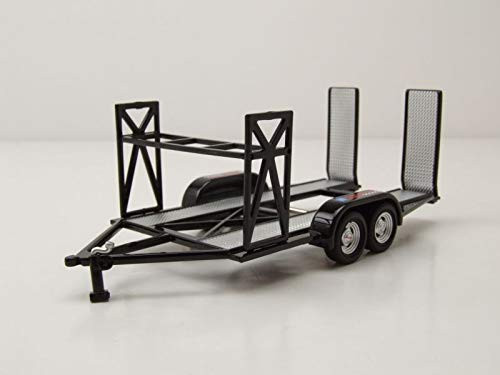 GMP 1:43 Tandem Car Trailer with Tire Rack - GMP-14311