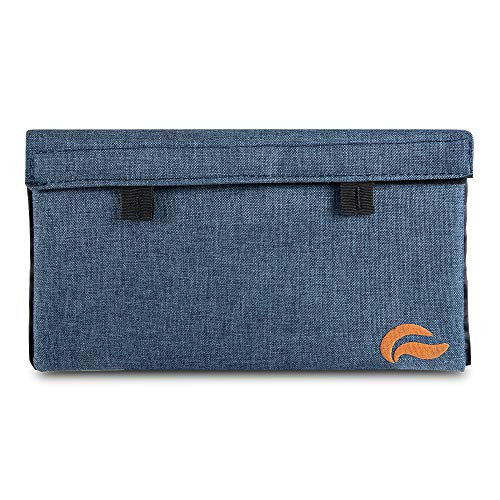 Skunk Mr Slick Smell Proof Bag 11"x6" US Patent Number D824,672 (Denim Navy)
