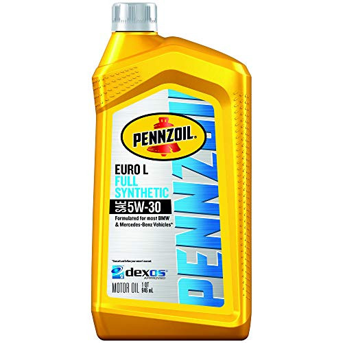 Pennzoil Platinum Euro Full Synthetic 5W-30 Motor Oil, 1 Quart